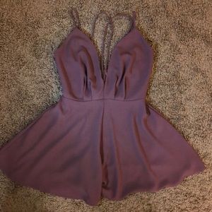 Purple romper